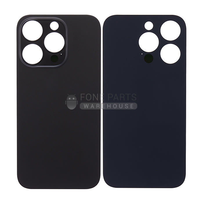 For IPhone 14 pro Replacement Rear Cover Glass [Space Black]