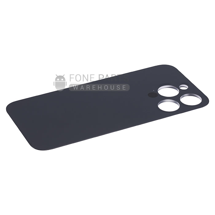 For IPhone 14 pro Replacement Rear Cover Glass [Space Black]