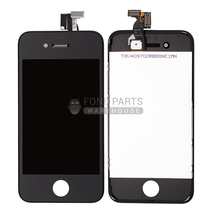 For IPhone 4S Replacement LCD Screen Assembly with Touch Digitizer and Frame [Black]