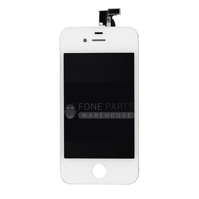 For IPhone 4S Replacement LCD Screen Assembly with Touch Digitizer and Frame [White]