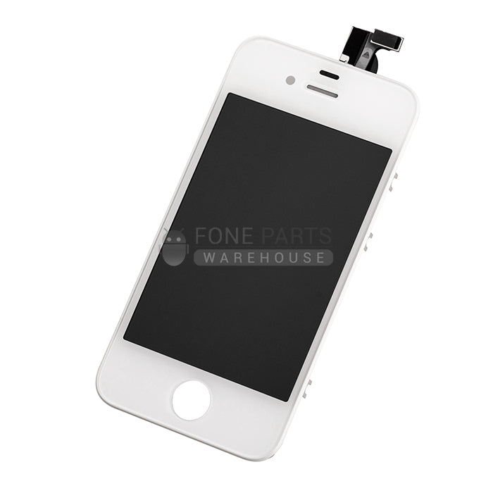 For IPhone 4S Replacement LCD Screen Assembly with Touch Digitizer and Frame [White]