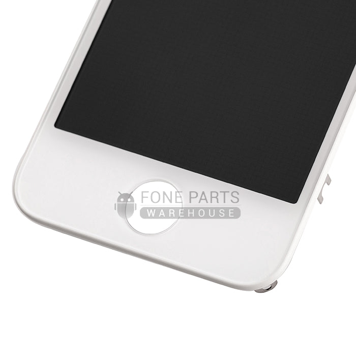 For IPhone 4S Replacement LCD Screen Assembly with Touch Digitizer and Frame [White]