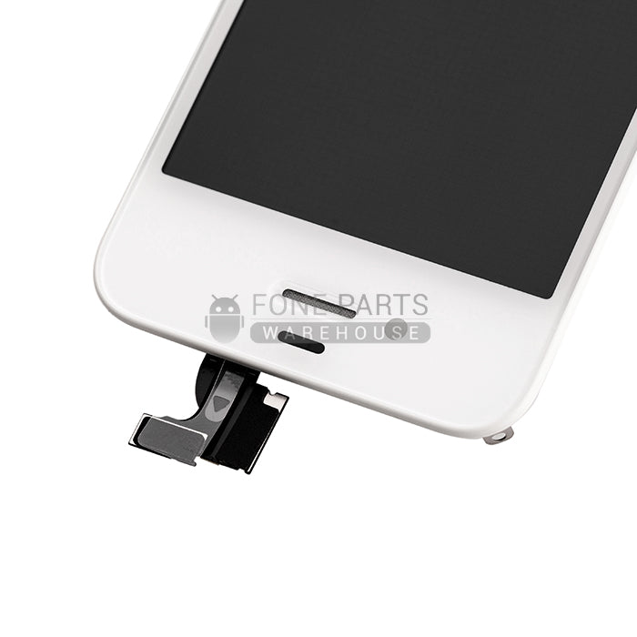 For IPhone 4S Replacement LCD Screen Assembly with Touch Digitizer and Frame [White]