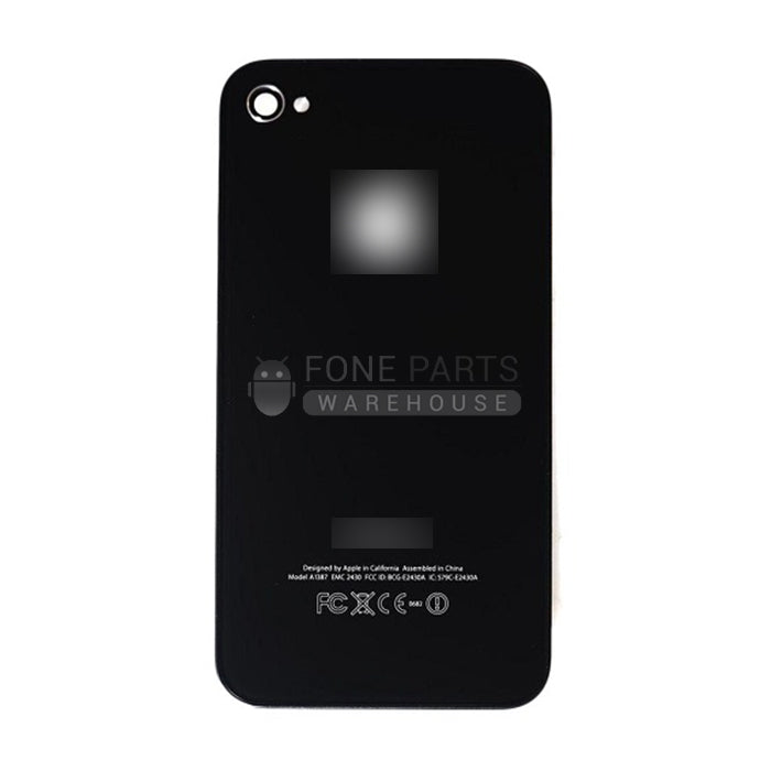 For IPhone 4s Replacement Rear Cover Assembly [Black]