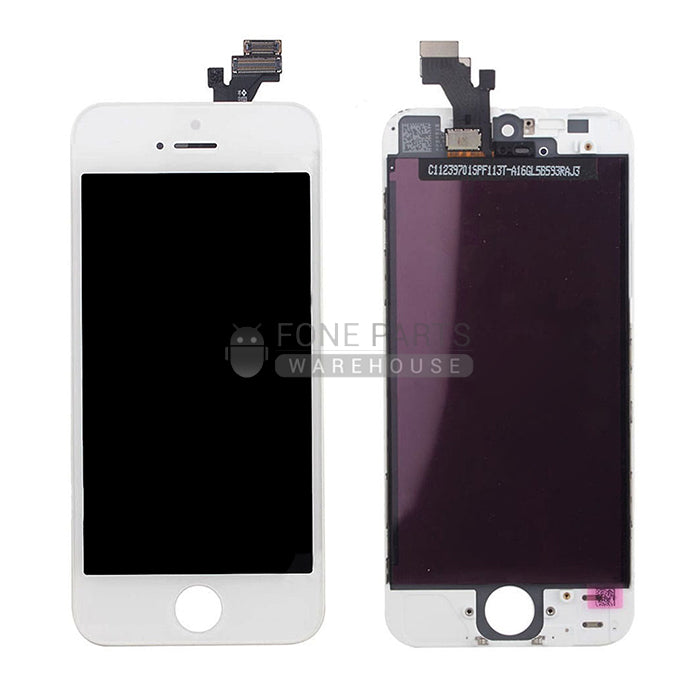 For IPhone 5 LCD Screen Assembly Genuine Refurbished [White]