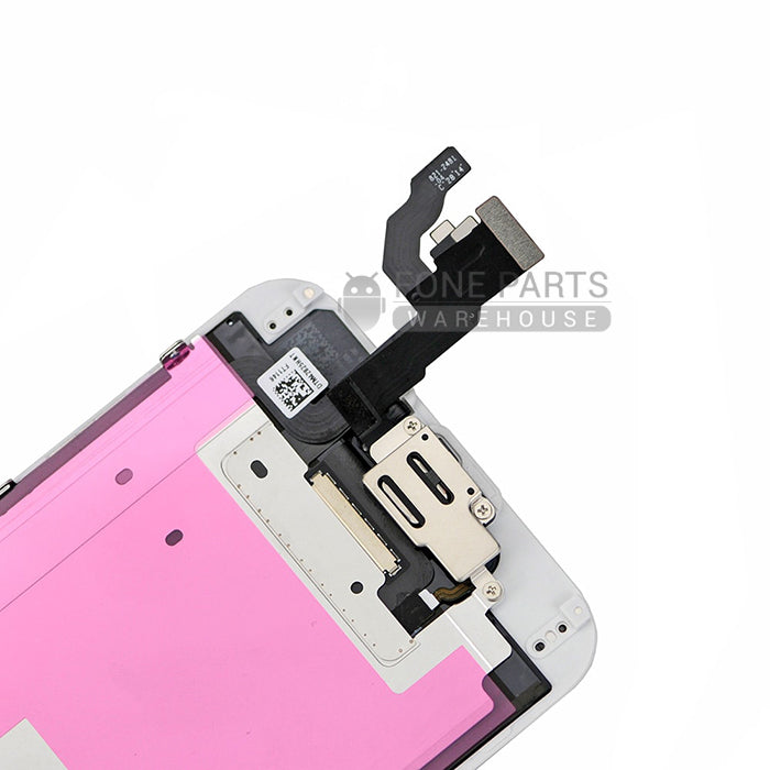 For IPhone 6 Replacement LCD Screen Assembly with Touch Digitizer and Frame [True Tone] [White]