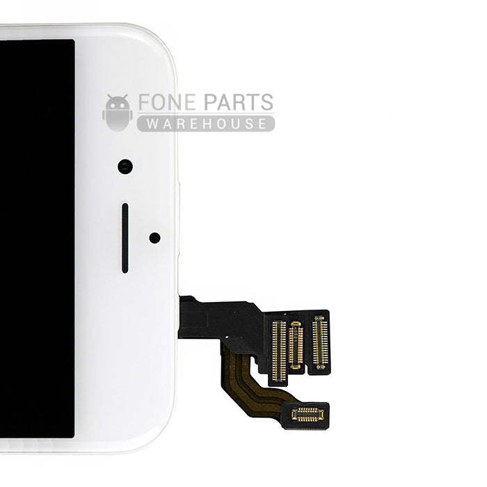 For IPhone 6 Replacement LCD Screen Assembly with Touch Digitizer and Frame [True Tone] [White]