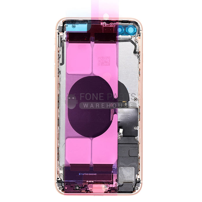 For IPhone 8 Plus Genuine Housing With Parts & Battery in [Rose Gold] [Grade A Condition Taken From 14 Days Used Phone]