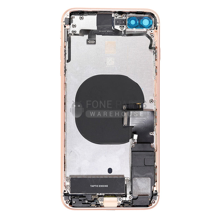 For IPhone 8 Plus Genuine Housing With Parts & Battery in [Rose Gold] [Grade A Condition Taken From 14 Days Used Phone]