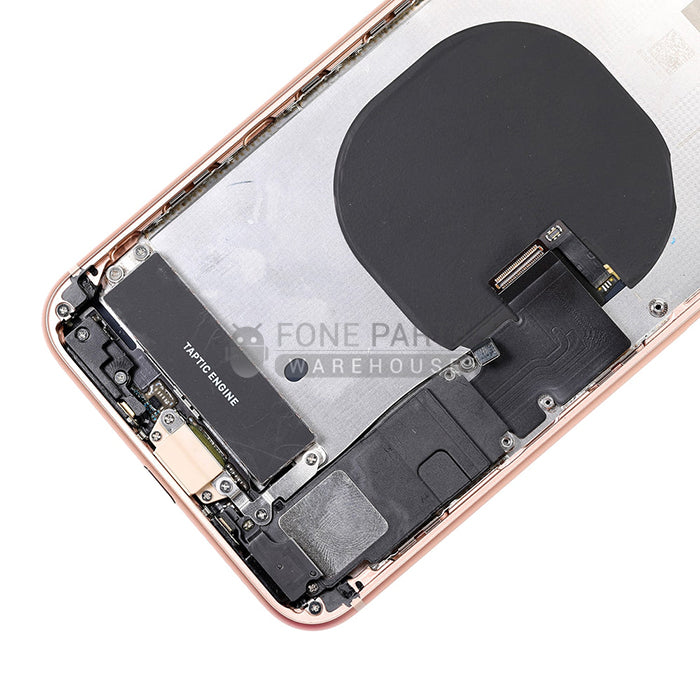 For IPhone 8 Plus Genuine Housing With Parts & Battery in [Rose Gold] [Grade A Condition Taken From 14 Days Used Phone]