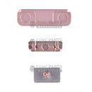 For IPhone SE Replacement 3 Piece Button Set [Rose Gold]
