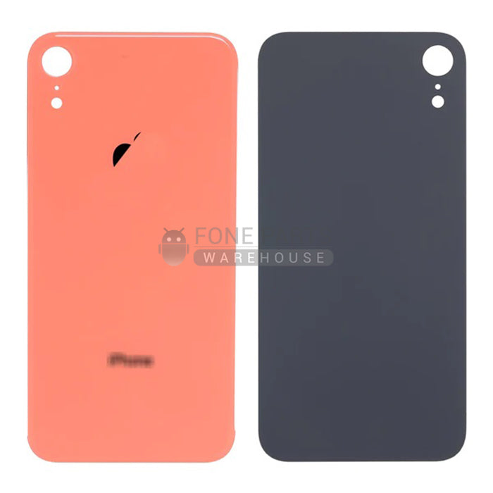 For IPhone XR Replacement Rear Cover Glass [Orange]