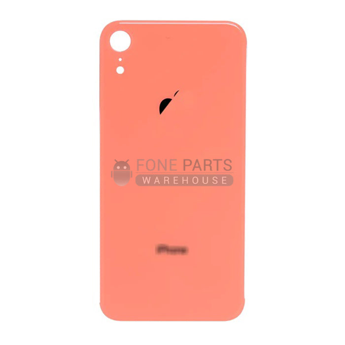 For IPhone XR Replacement Rear Cover Glass [Orange]