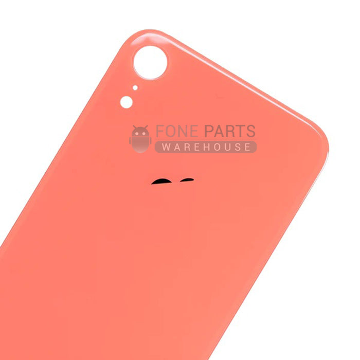 For IPhone XR Replacement Rear Cover Glass [Orange]