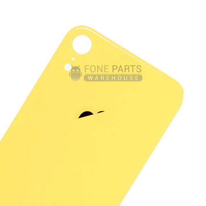 For IPhone XR Replacement Rear Cover Glass [[Yellow]]