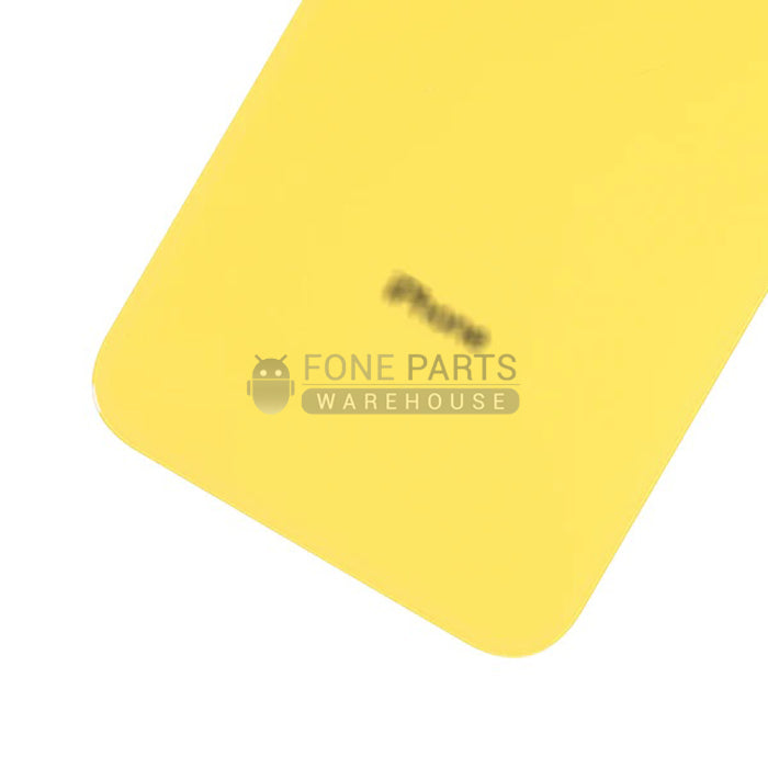 For IPhone XR Replacement Rear Cover Glass [[Yellow]]