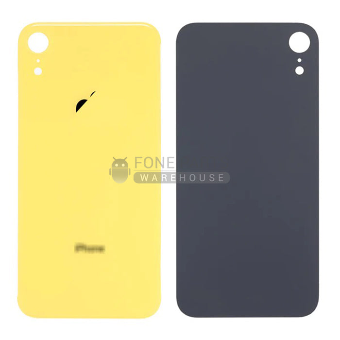 For IPhone XR Replacement Rear Cover Glass [[Yellow]]