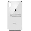 For IPhone XS Max Replacement Rear Cover Glass Big Hole [White]