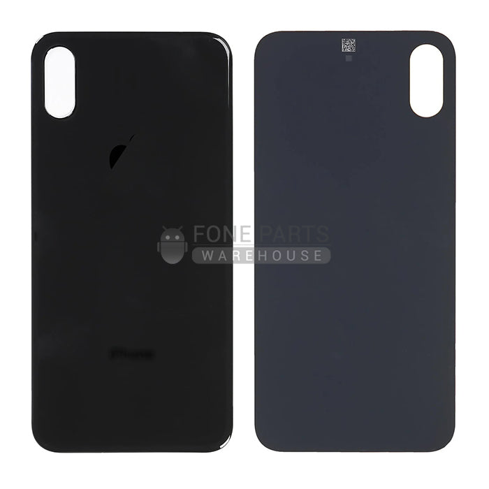 For IPhone XS Replacement Rear Cover Glass [Black]