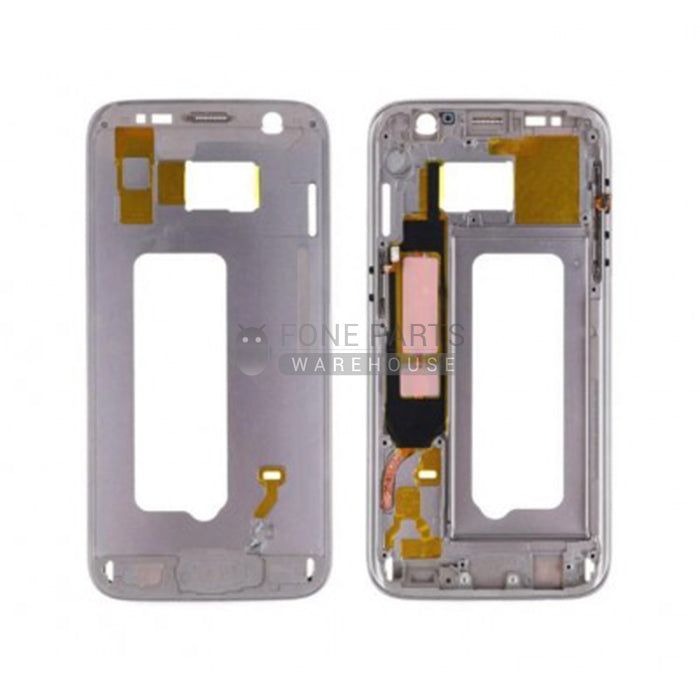 For Galaxy S7 Edge (G935) Replacement Middle Frame Housing Bezel [Rose Gold]