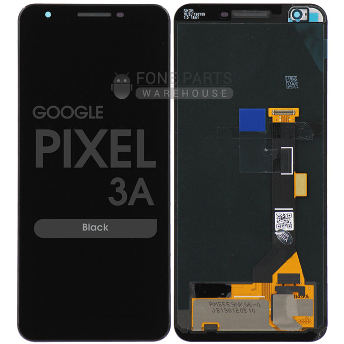 For Google (Pixel 3A) Replacement Complete Lcd with Digitizer Assembly in [Black] [Oled]