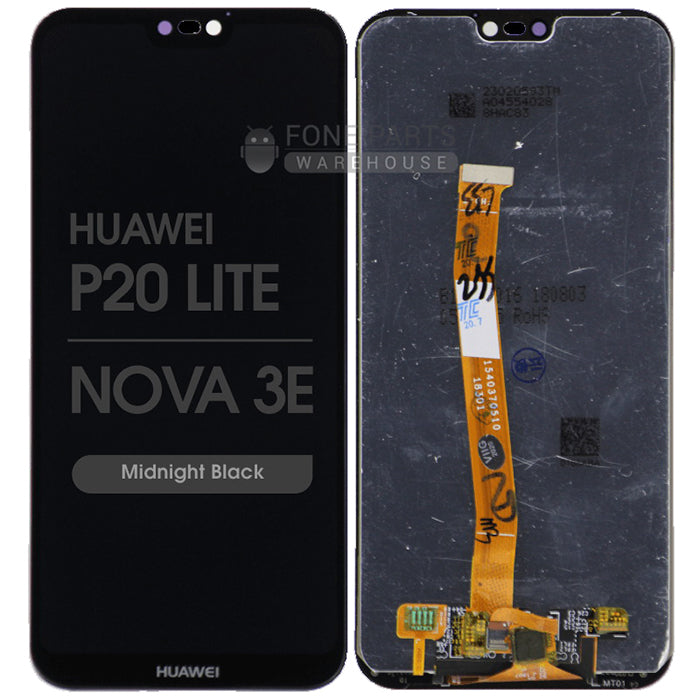 For Huawei P20 Lite/Nova 3e Lcd Screen with Touch Digitizer in [Black]