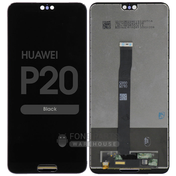 For Huawei P20 Lcd Screen with Touch Digitizer in [Black] [ORG]