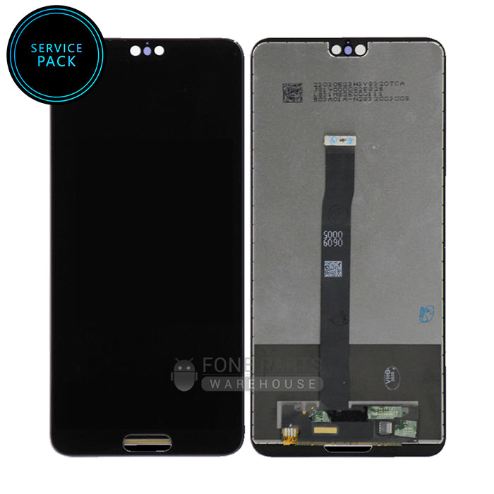 For Huawei P20 Lcd Screen with Touch Digitizer in [Black] (Service Pack)