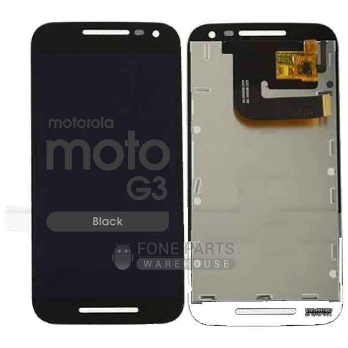 For Motorola G3 Lcd Screen and Touch Digitizer Without Frame [Black]