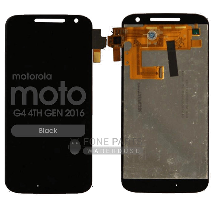 For Motorola G4 Lcd Screen and Touch Digitizer Assembly in [Black]