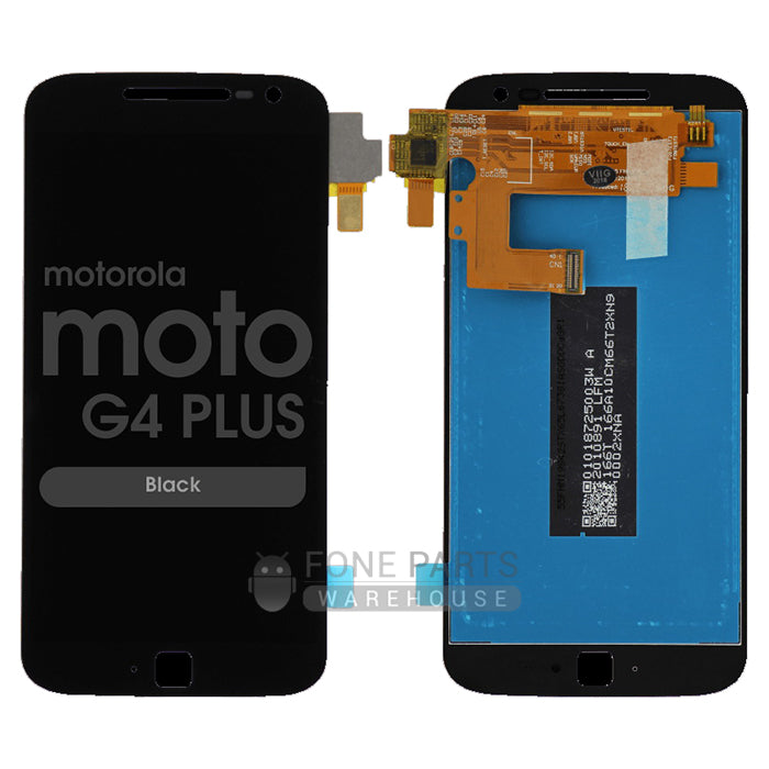 For Motorola G4 Plus Lcd Screen and Touch Digitizer Without Frame [Black]