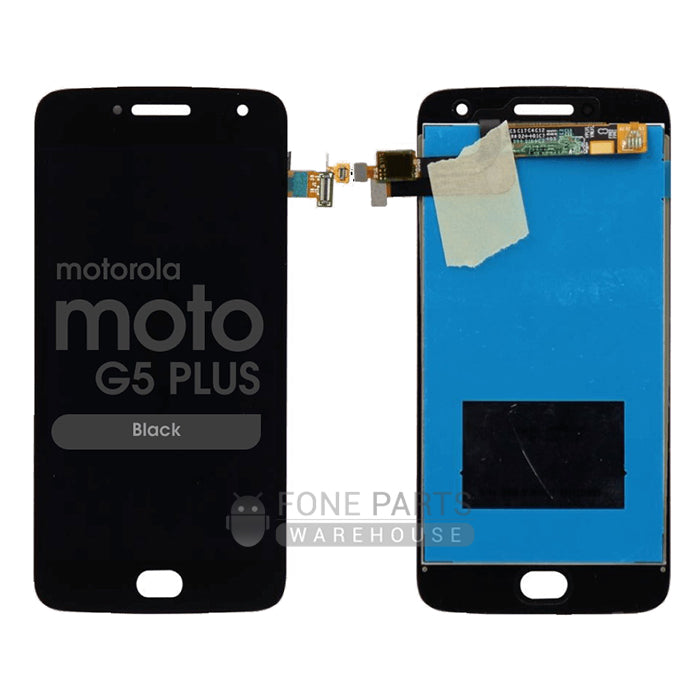 For Motorola G5 Plus Lcd Screen and Touch Digitizer Without Frame [Black]