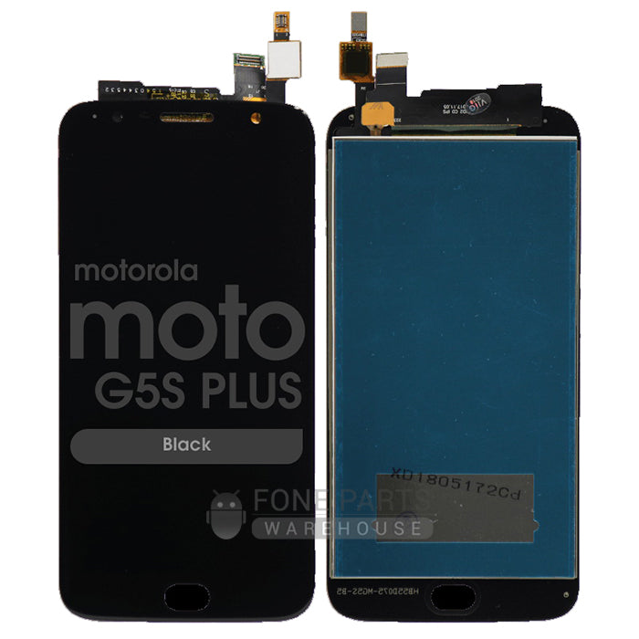 For Motorola G5s Plus Lcd Screen and Touch Digitizer Without Frame [Black]