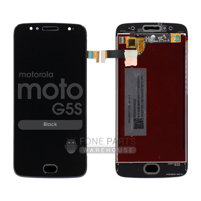 For Motorola G5s Lcd Screen and Touch Digitizer Without Frame [Black]