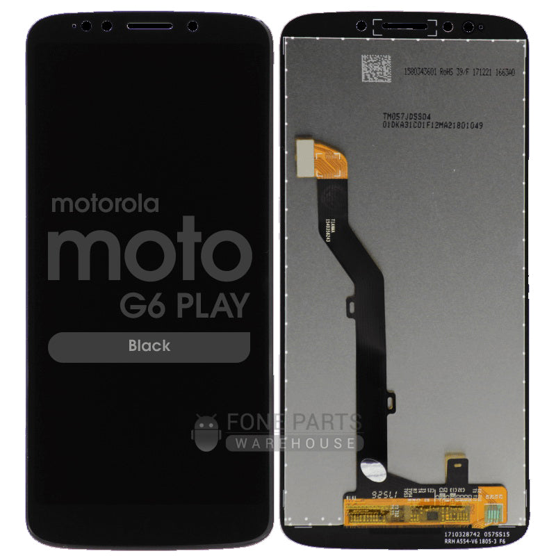 For Motorola G6 Play /Motorola E5 Lcd Screen and Touch Digitizer Without Frame [Black]