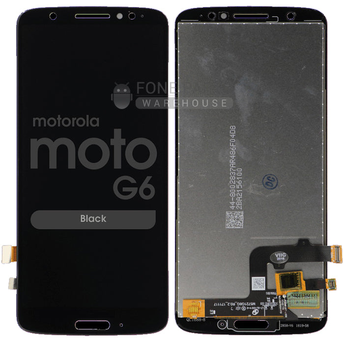 For Motorola G6 Lcd Screen and Touch Digitizer Without Frame [Black]