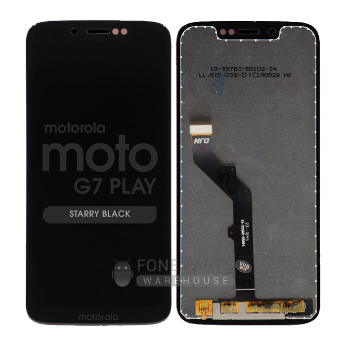 For Motorola G7 Play Lcd Screen and Touch Digitizer Without Frame [Black]