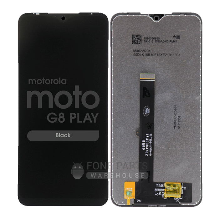 For Motorola G8 Play / Motorola One Macro LCD Screen With Touch Digitizer Without Frame [Black]