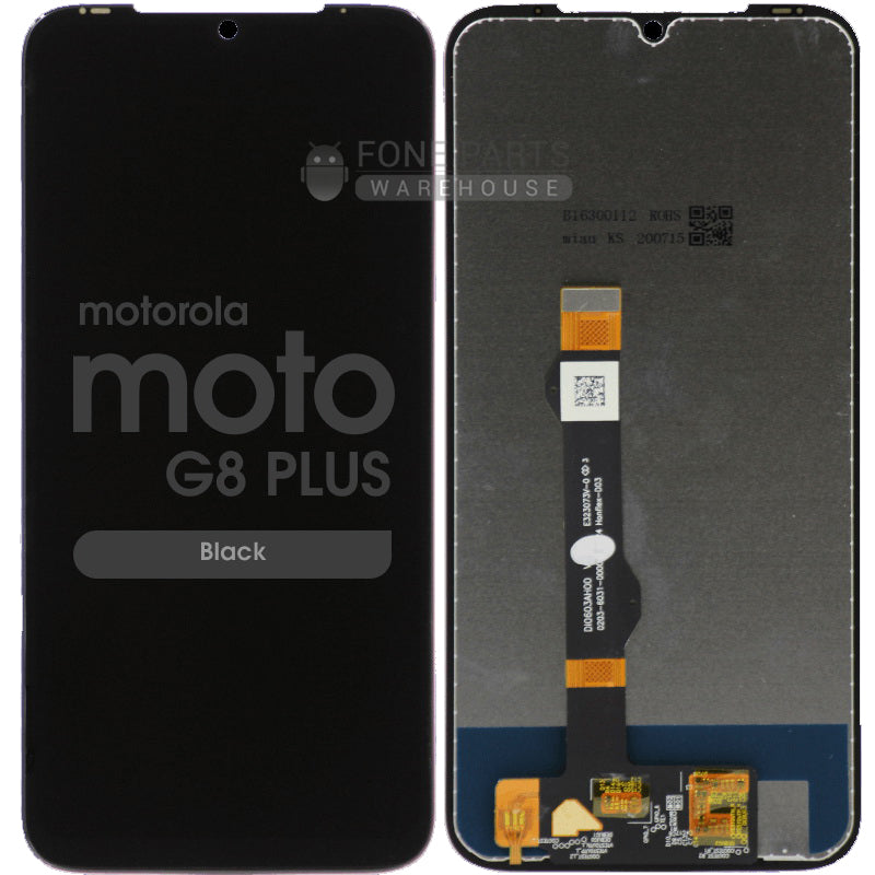 For Motorola G8 Plus Lcd Screen Touch Screen Digitizer Without Frame [Black]