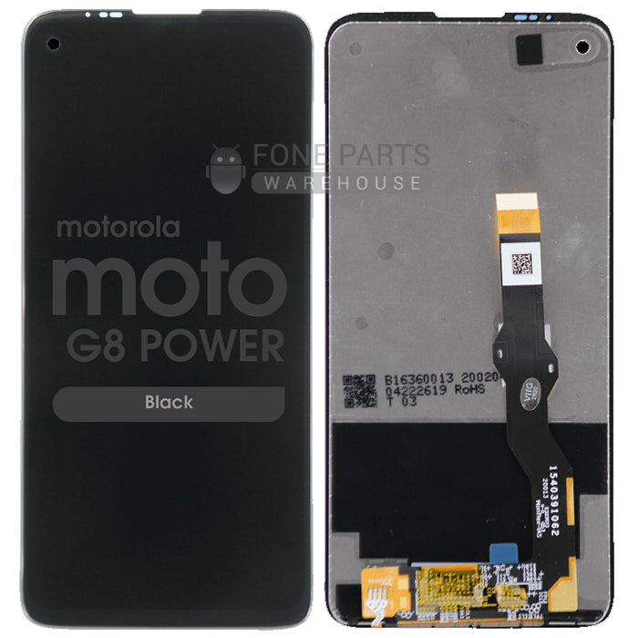 For Motorola G8 Power LCD Screen and Touch Digitizer Without Frame (Black)