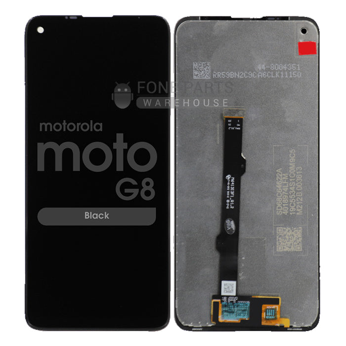 For Motorola G8 LCD Display Touch Screen Digitizer Without Frame [Black]