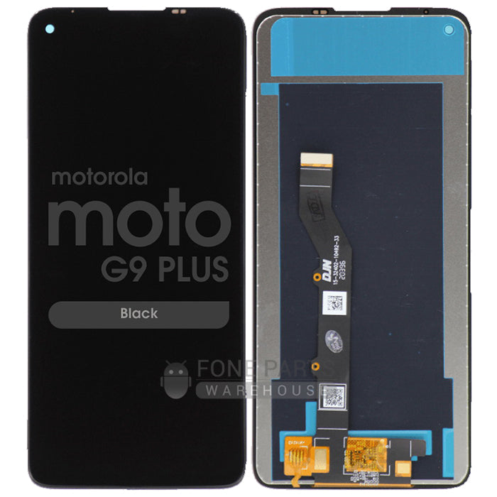 For Motorola G9 Plus LCD Screen and Touch Digitizer Without Frame (Black)