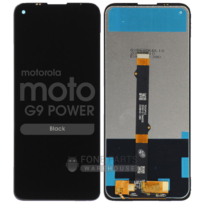 For Motorola G9 Power LCD Screen and Touch Digitizer Without Frame (Black)