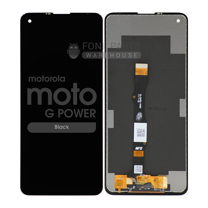 Motorola G Power LCD Screen and Touch Digitizer Without Frame (Black)