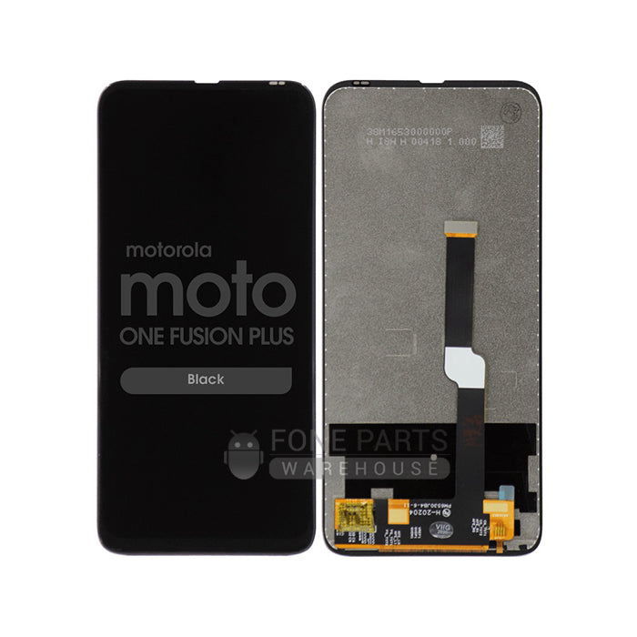 For Motorola One Fusion Plus LCD Screen and Touch Digitizer Without Frame (Black)