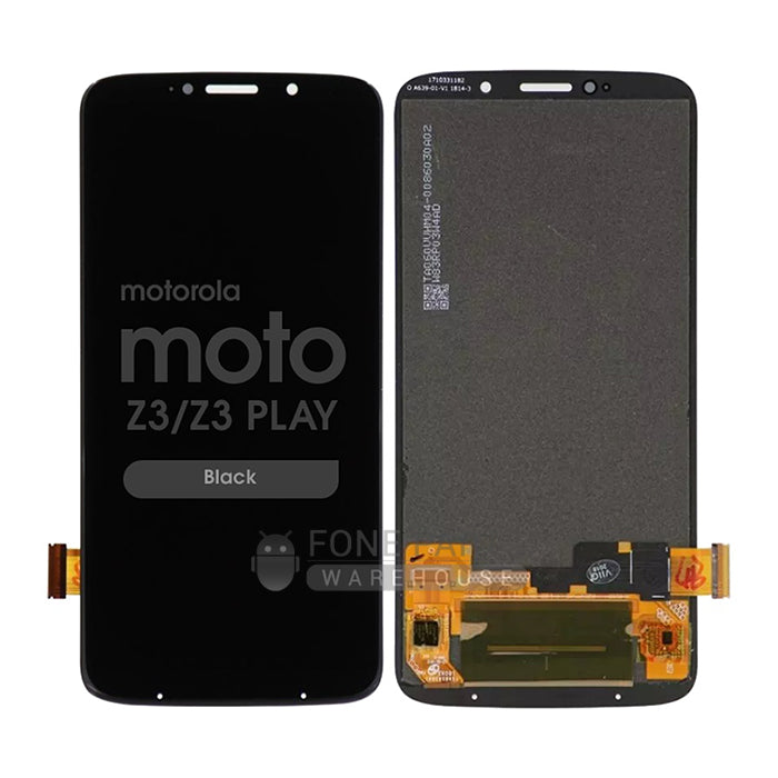 For Motorola Z3 Play Lcd Screen and Touch Digitizer Without Frame [Black]