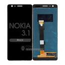 For Nokia 3.1 LCD Display Touch Screen Digitizer Without Frame [Black]