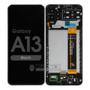 For Galaxy A13 4G (SM-A135) LCD Screen With Touch Digitizer Assembly and Frame (Pulled Out)