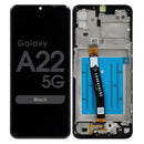 For Galaxy A22 4G (SM-A225) LCD Screen With Touch Digitizer Assembly and Frame (OEM)