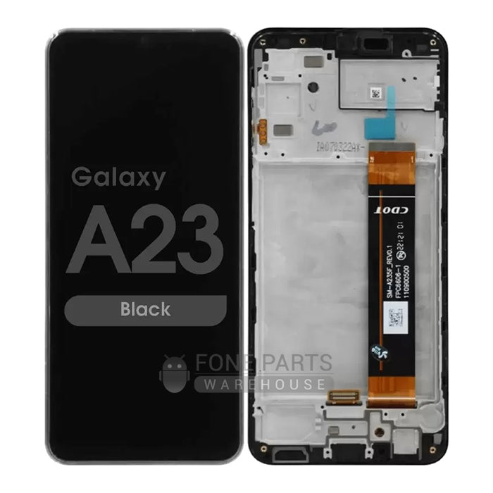 For Galaxy A23 5G (SM-A236) LCD Screen With Touch Digitizer Assembly and Frame (OEM)